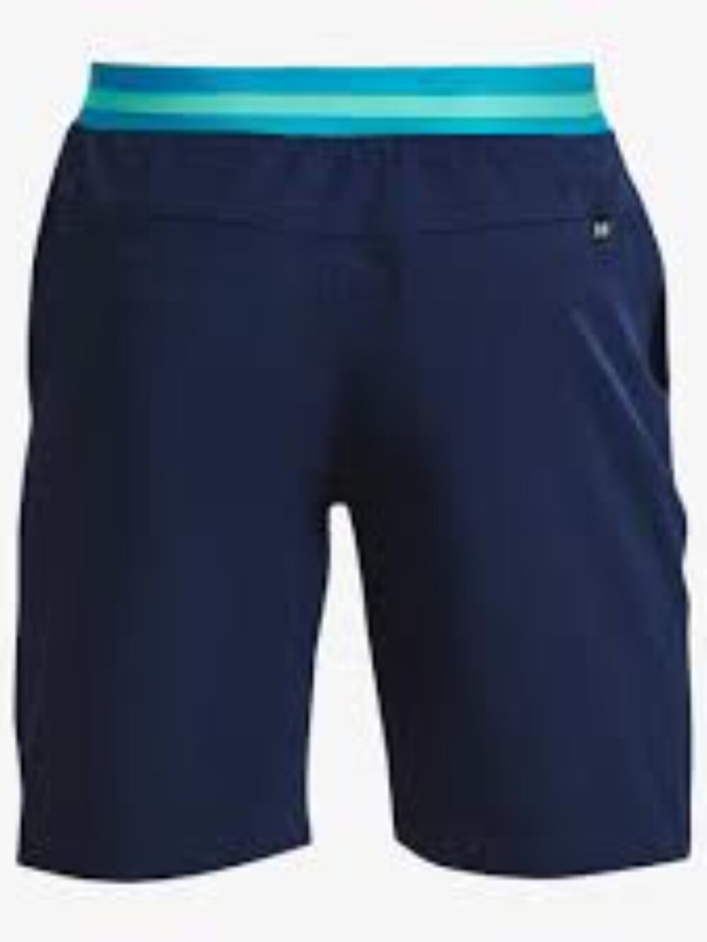 Under Armour Navy Shorts with Teal Waistband